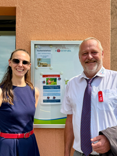 Bezirksrätin Irene Gabriel und Bezirksstatthalter Werner Camenzind