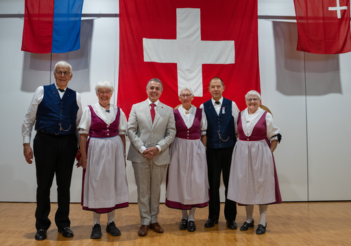 Der Bundesrat posierte für Fotos.
